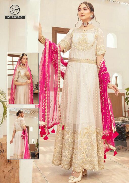 Eman Adeel desgner Bridal Embroidery Suit